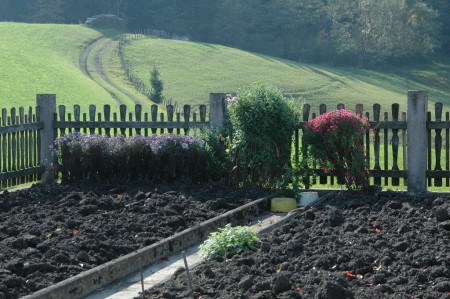 Bauerngarten - vorbereitet für den Winter