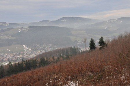 Im Hintergrund könnte der Schöpfl zu sehen sein (???)