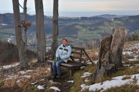 Sonnenbankerl beim Abstieg