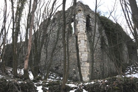 Die Ruine Scharfeneck