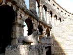 Das römische Amphitheater in Pula