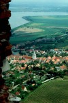 Blick von den Maidenburg auf Pollau und den Thaya-Stausee