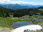 AB Almlacke an der Breimauer mit Zellerhüten und Hochschwab