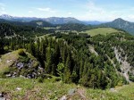 BB Blick von der Breimauer über Feldwies gegen Dürrenstein, Scheiblingstein und Kleinen Ötscher