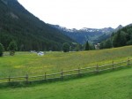 Blick vom Hotel zum Talschluß