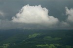 Tolle Wolkenstimmung über dem Weinsberger Wald