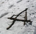 Eine Rune im Schnee?