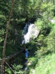 Kleiner Wasserfall oberhalb der Mühle