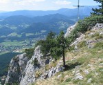 Blick nach Grünbach und zu den Höhenzügen südlich davon
