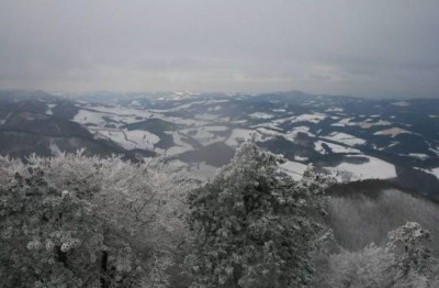 Ausblick nach Nordwesten, Gföhlberg und Kukubauer Höhe
