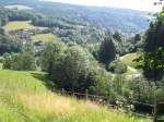 Rückblick nach Feistritz am Wechsel