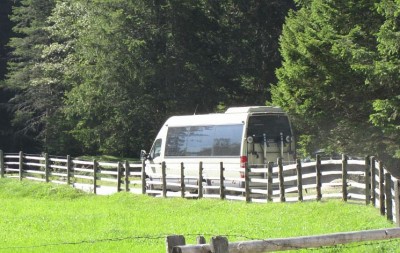 Der Tälerbus (fährt gerade zurück von der Ulnhütte)
