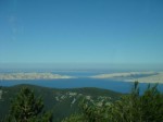 Ausblick aufs Meer und die Insel Krk