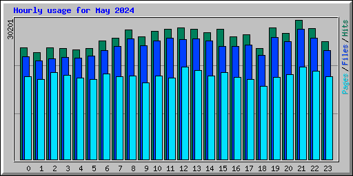 Hourly usage for May 2024