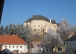 Albrechtsberger Hauptplatz mit Schloss (Burg)