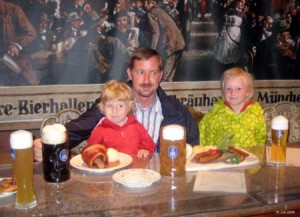 in der Ausstellung überm Festsaal im Hofbräuhaus